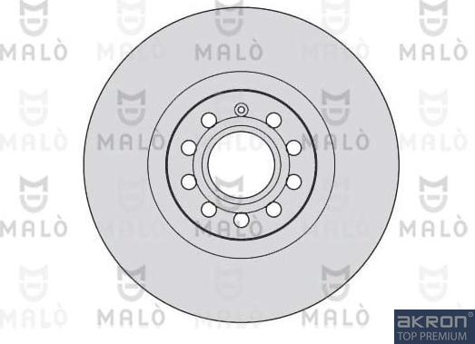 AKRON-MALÒ 1110091 - Тормозной диск abcparts.ee