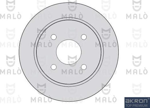 AKRON-MALÒ 1110015 - Тормозной диск abcparts.ee