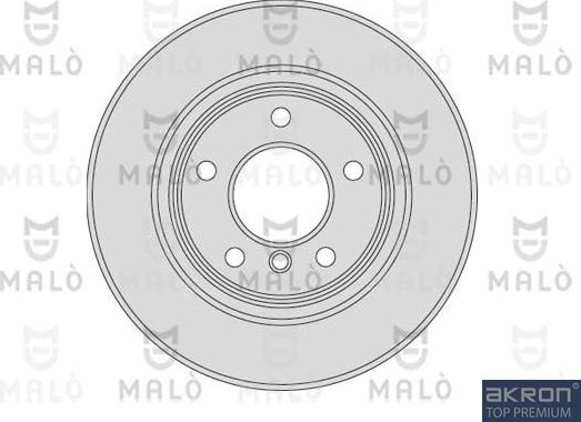 AKRON-MALÒ 1110085 - Тормозной диск abcparts.ee
