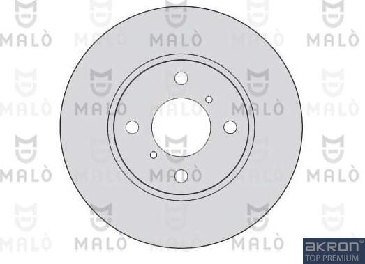 AKRON-MALÒ 1110033 - Тормозной диск abcparts.ee