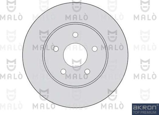 AKRON-MALÒ 1110027 - Тормозной диск abcparts.ee