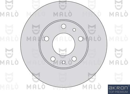 AKRON-MALÒ 1110123 - Тормозной диск abcparts.ee
