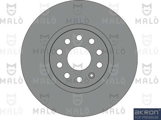 AKRON-MALÒ 1110395 - Тормозной диск abcparts.ee