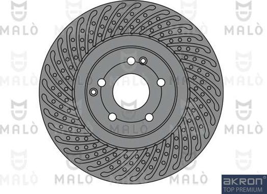AKRON-MALÒ 1110327 - Тормозной диск abcparts.ee
