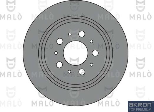 AKRON-MALÒ 1110240 - Тормозной диск abcparts.ee