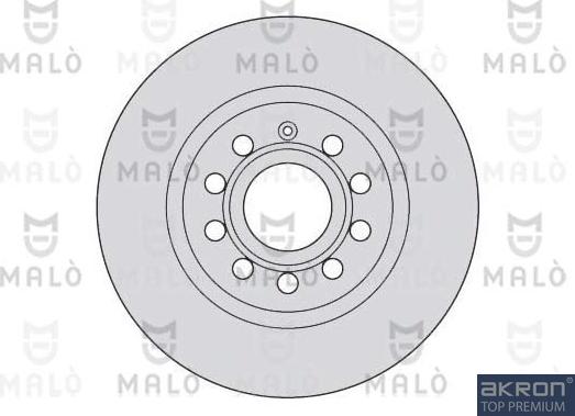AKRON-MALÒ 1110210 - Тормозной диск abcparts.ee