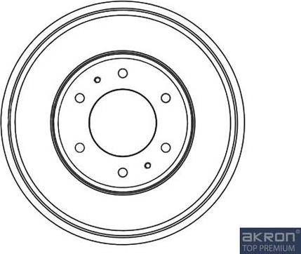 AKRON-MALÒ 1120038 - Тормозной барабан abcparts.ee