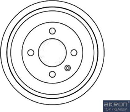 AKRON-MALÒ 1120076 - Тормозной барабан abcparts.ee