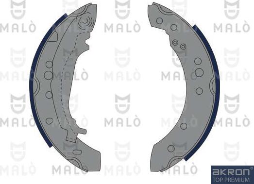 AKRON-MALÒ 1390144 - Комплект тормозных колодок, барабанные abcparts.ee
