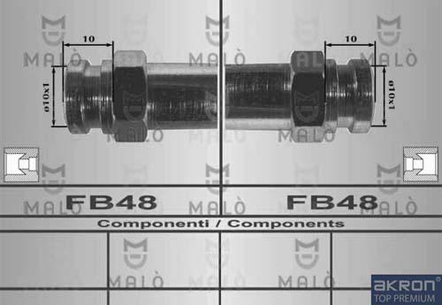 AKRON-MALÒ 80259 - Тормозной шланг abcparts.ee