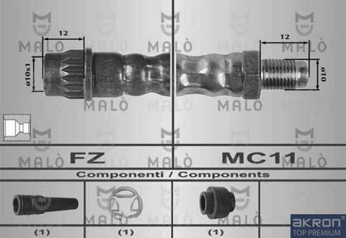 AKRON-MALÒ 80203 - Тормозной шланг abcparts.ee
