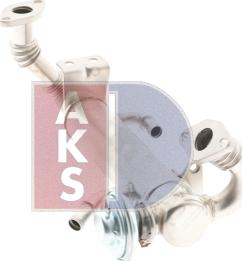 AKS Dasis 400051N - Радиатор, рециркуляция ОГ abcparts.ee
