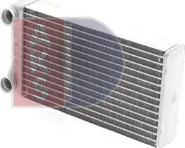 AKS Dasis 489006N - Теплообменник, отопление салона abcparts.ee