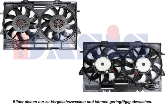 AKS Dasis 488033N - Вентилятор, охлаждение двигателя abcparts.ee