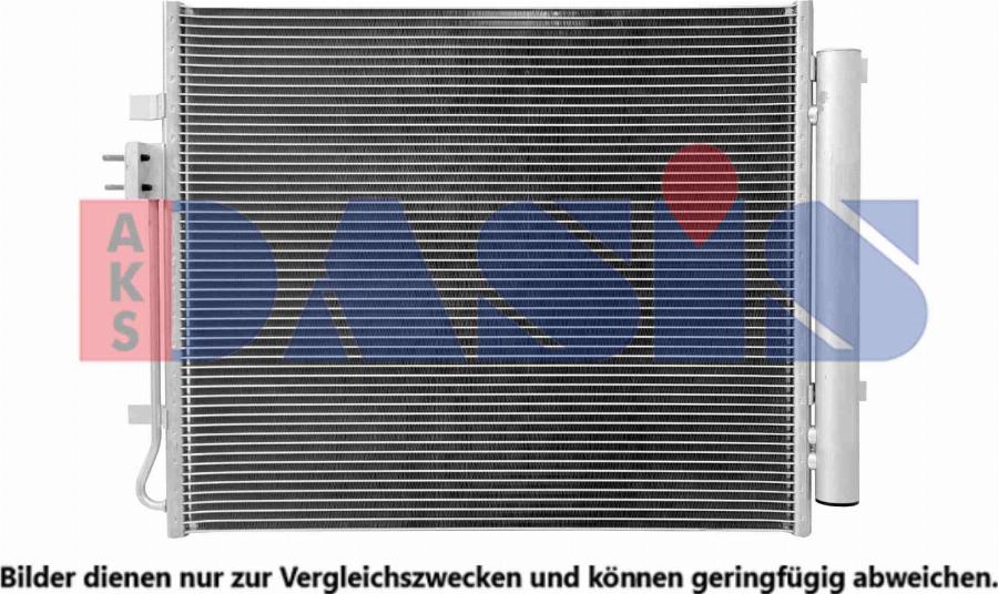 AKS Dasis 562117N - Конденсатор кондиционера abcparts.ee