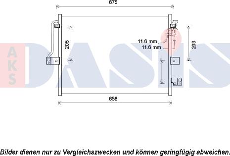 AKS Dasis 512062N - Конденсатор кондиционера abcparts.ee