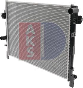 AKS Dasis 520114N - Радиатор, охлаждение двигателя abcparts.ee