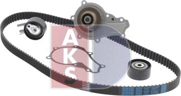 AKS Dasis 570266N - Водяной насос + комплект зубчатого ремня ГРМ abcparts.ee