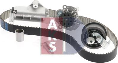 AKS Dasis 570287N - Водяной насос + комплект зубчатого ремня ГРМ abcparts.ee