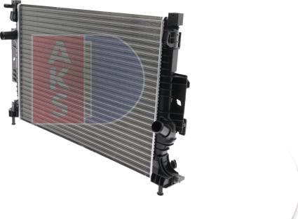 AKS Dasis 090146N - Радиатор, охлаждение двигателя abcparts.ee