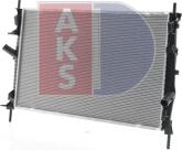 AKS Dasis 090152N - Радиатор, охлаждение двигателя abcparts.ee