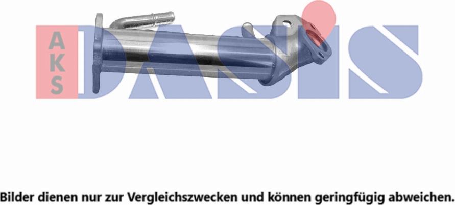 AKS Dasis 090125N - Радиатор, рециркуляция ОГ abcparts.ee