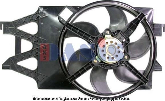 AKS Dasis 098077N - Вентилятор, охлаждение двигателя abcparts.ee