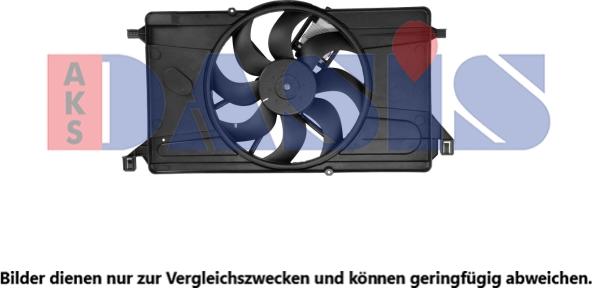 AKS Dasis 098153N - Вентилятор, охлаждение двигателя abcparts.ee
