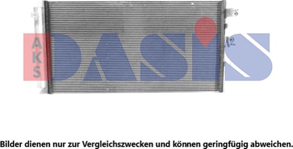 AKS Dasis 092087N - Конденсатор кондиционера abcparts.ee