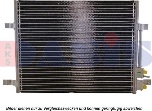 AKS Dasis 092026N - Конденсатор кондиционера abcparts.ee