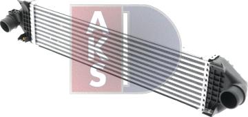 AKS Dasis 097016N - Интеркулер, теплообменник турбины abcparts.ee
