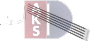 AKS Dasis 046001N - Масляный радиатор, двигательное масло abcparts.ee