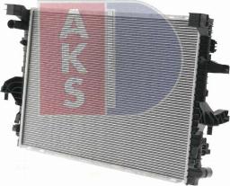 AKS Dasis 040034N - Радиатор, охлаждение двигателя abcparts.ee