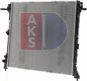 AKS Dasis 040119N - Радиатор, охлаждение двигателя abcparts.ee