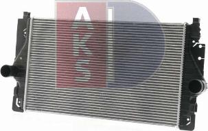 AKS Dasis 047010N - Интеркулер, теплообменник турбины abcparts.ee