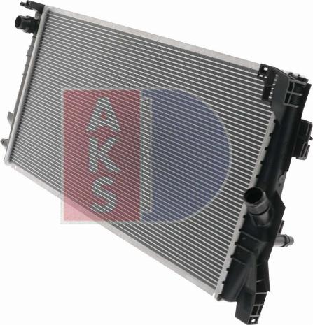 AKS Dasis 050106N - Радиатор, охлаждение двигателя abcparts.ee