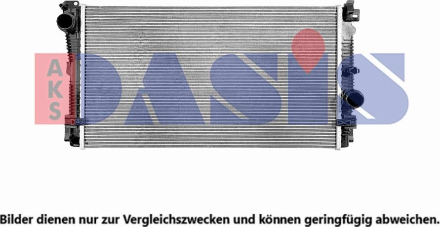 AKS Dasis 050132N - Радиатор, охлаждение двигателя abcparts.ee