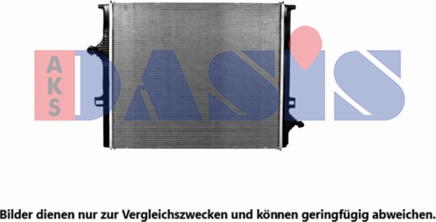 AKS Dasis 050137N - Радиатор, охлаждение двигателя abcparts.ee