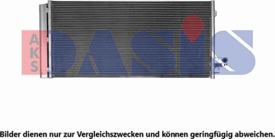 AKS Dasis 052041N - Конденсатор кондиционера abcparts.ee