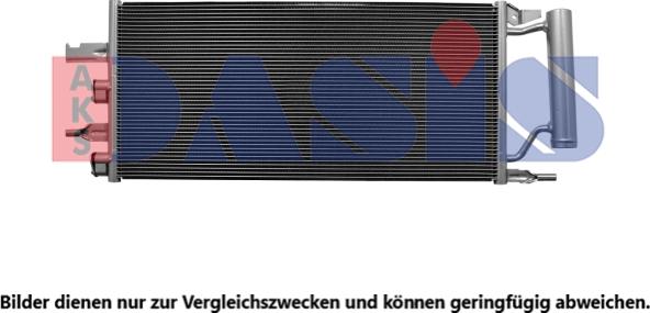 AKS Dasis 052035N - Конденсатор кондиционера abcparts.ee