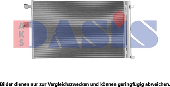 AKS Dasis 052038N - Конденсатор кондиционера abcparts.ee