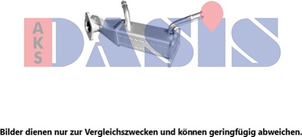 AKS Dasis 065021N - Радиатор, рециркуляция ОГ abcparts.ee