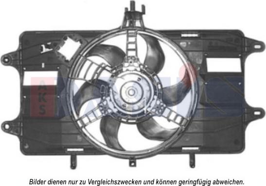 AKS Dasis 088035N - Вентилятор, охлаждение двигателя abcparts.ee