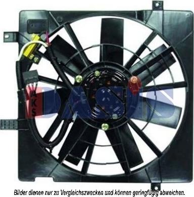 AKS Dasis 198006N - Вентилятор, охлаждение двигателя abcparts.ee