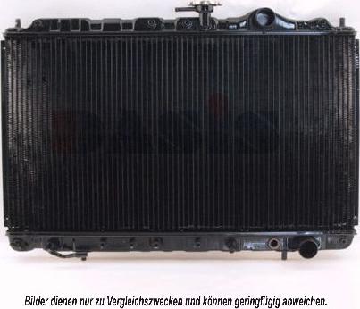 AKS Dasis 140180N - Радиатор, охлаждение двигателя abcparts.ee