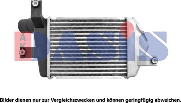 AKS Dasis 147005N - Интеркулер, теплообменник турбины abcparts.ee