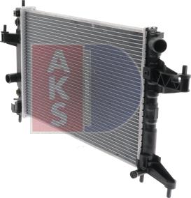 AKS Dasis 150014N - Радиатор, охлаждение двигателя abcparts.ee