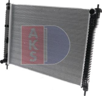 AKS Dasis 150076N - Радиатор, охлаждение двигателя abcparts.ee