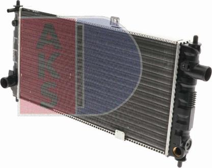 AKS Dasis 150160N - Радиатор, охлаждение двигателя abcparts.ee