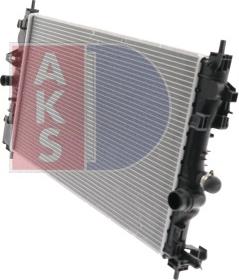 AKS Dasis 150103N - Радиатор, охлаждение двигателя abcparts.ee